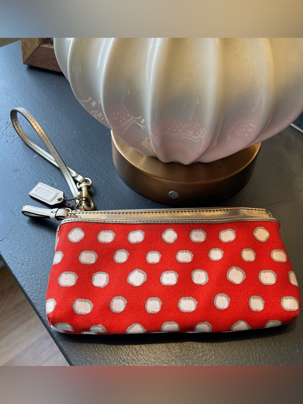 Coach long wristlet